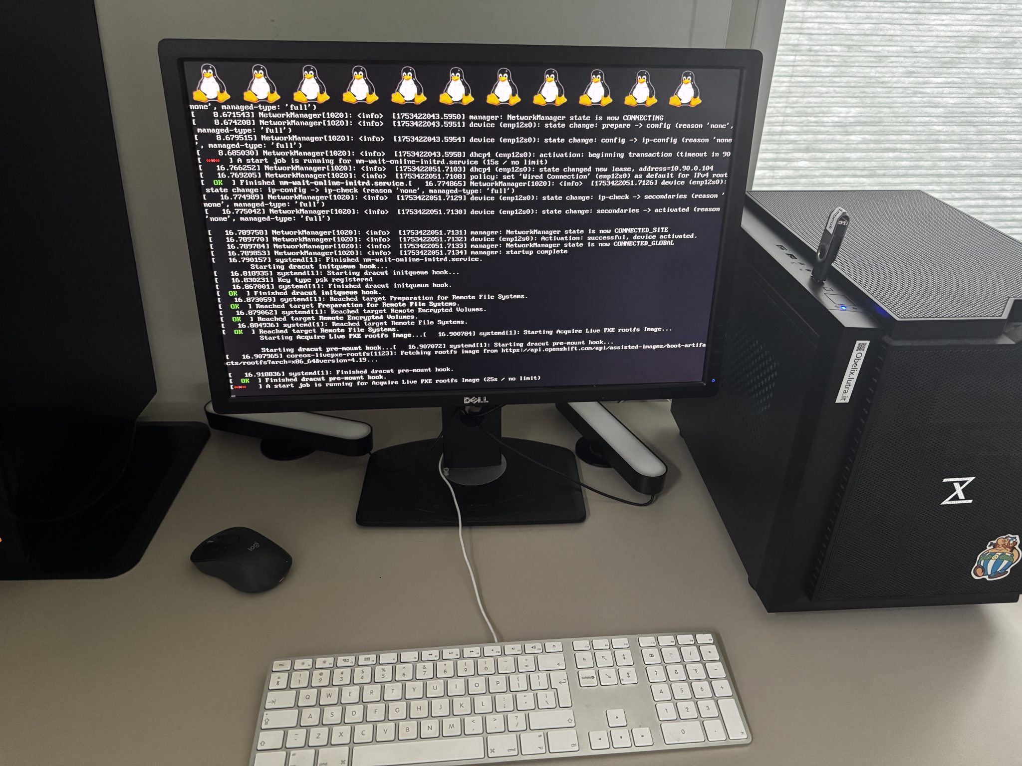 Desktop Obelix welke Openshift boot